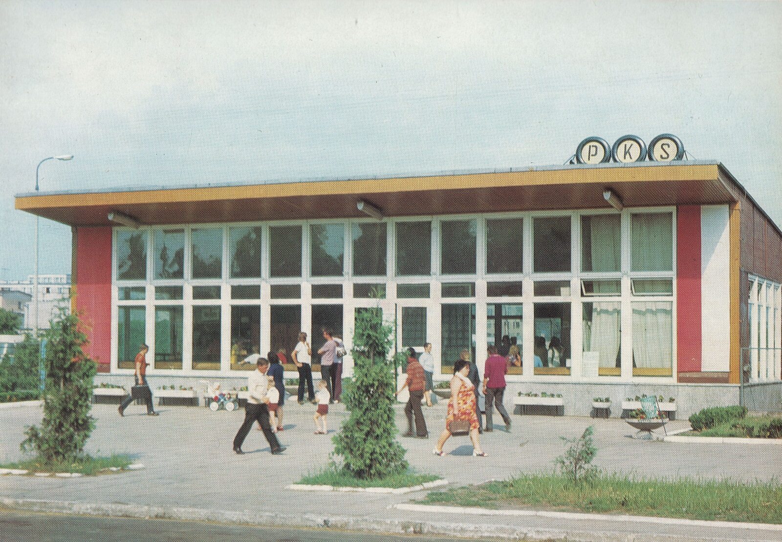 Dworzec PKS, l. 70-te. Zdjęcie ilustracyjne
